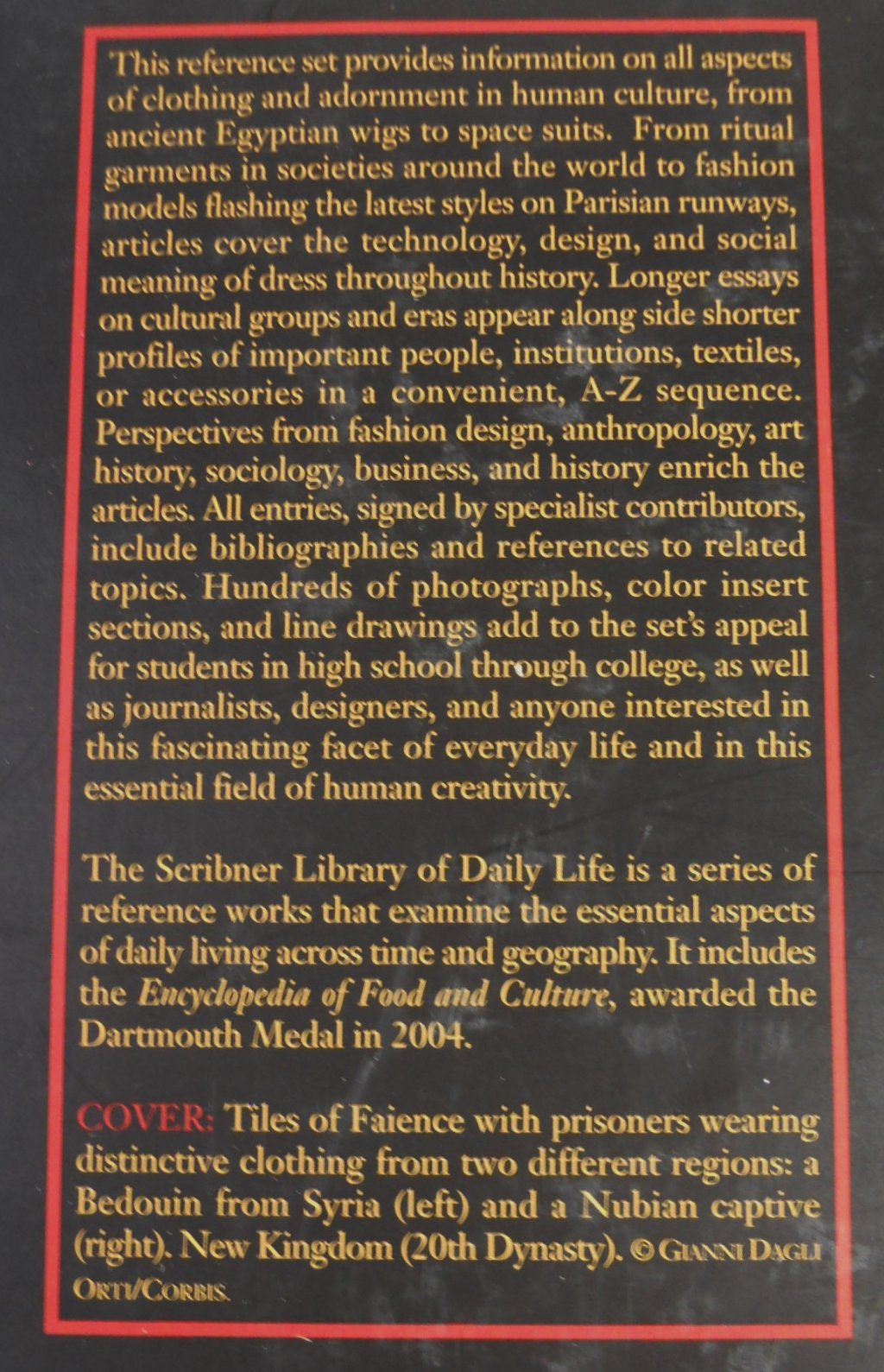 Encyclopedia of Clothing and Fashion,Used