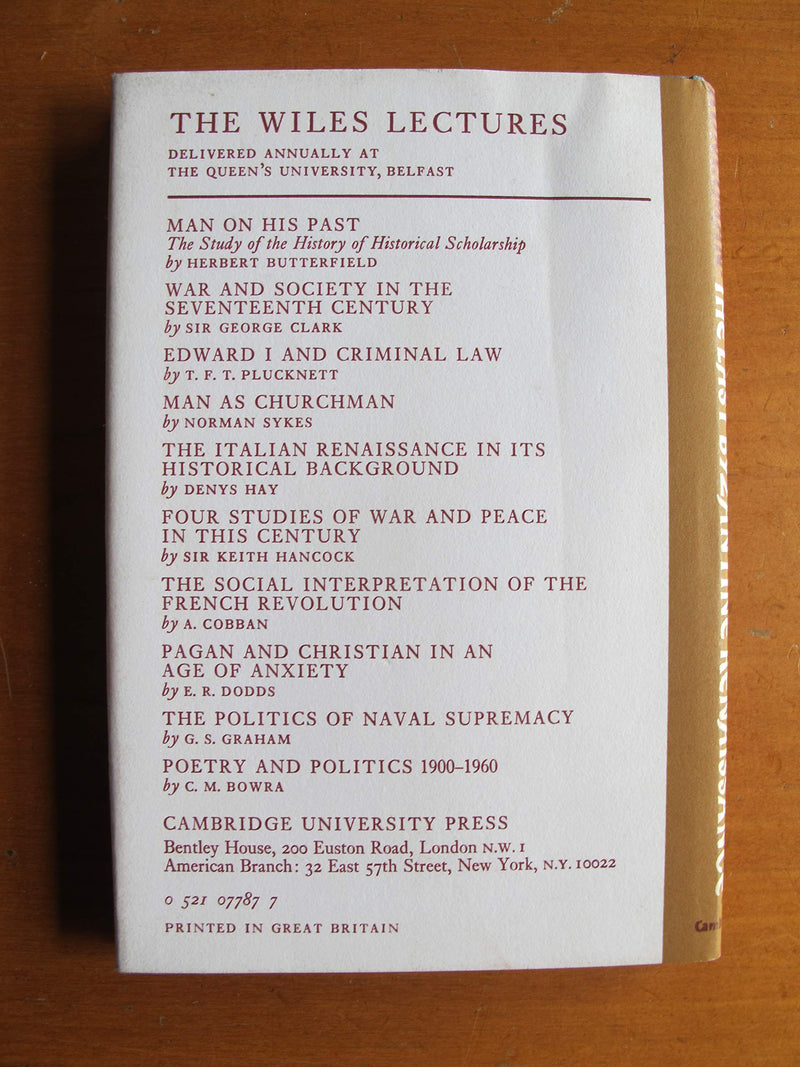 The Last Byzantine Renaissance (The Wiles Lectures),Used