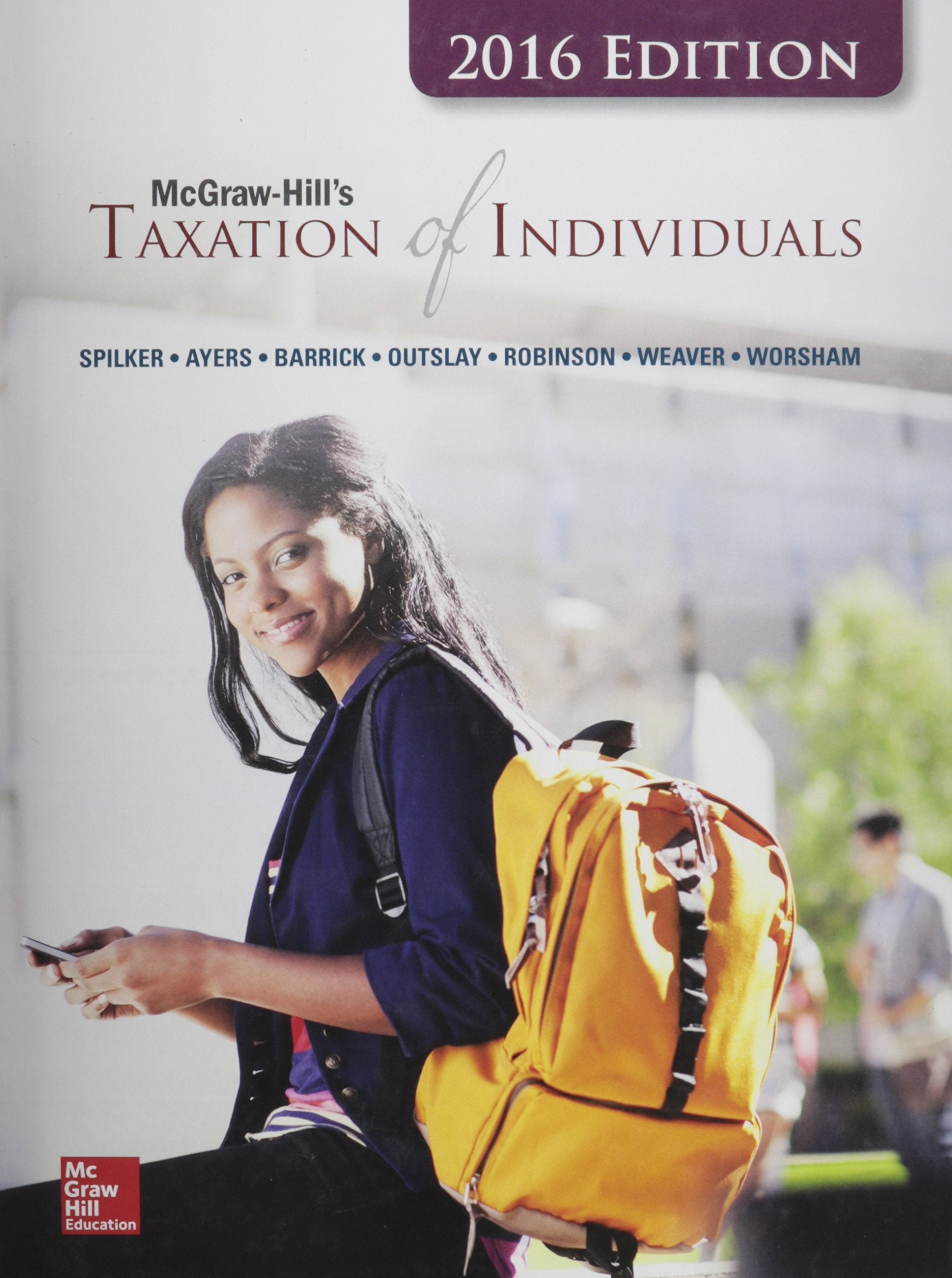 McGrawHill's Taxation of Individuals, 2016 Edition,Used