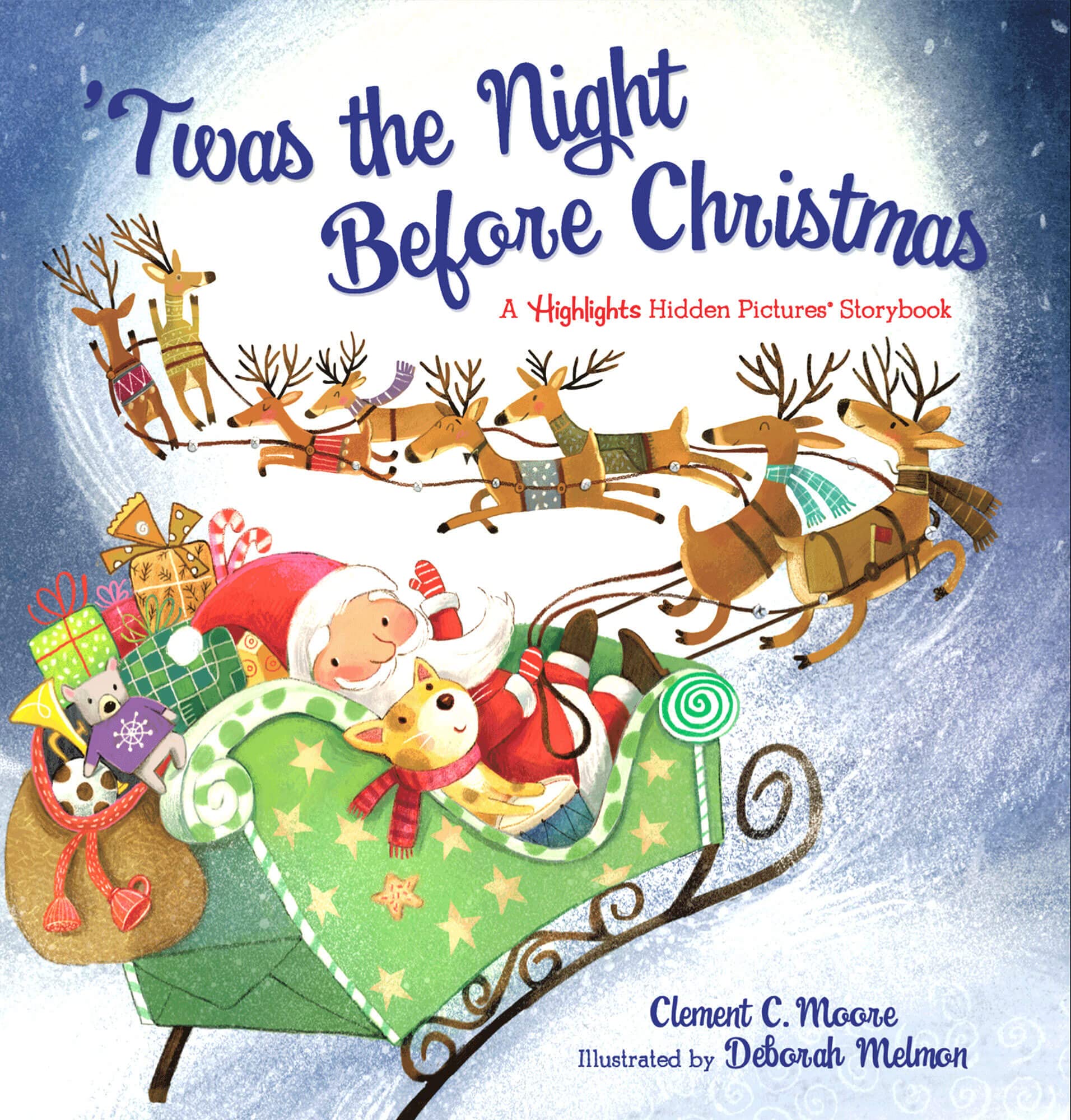 'Twas the Night Before Christmas: A Highlights Hidden Pictures Storybook (Highlights Hidden Pictures Storybooks),Used