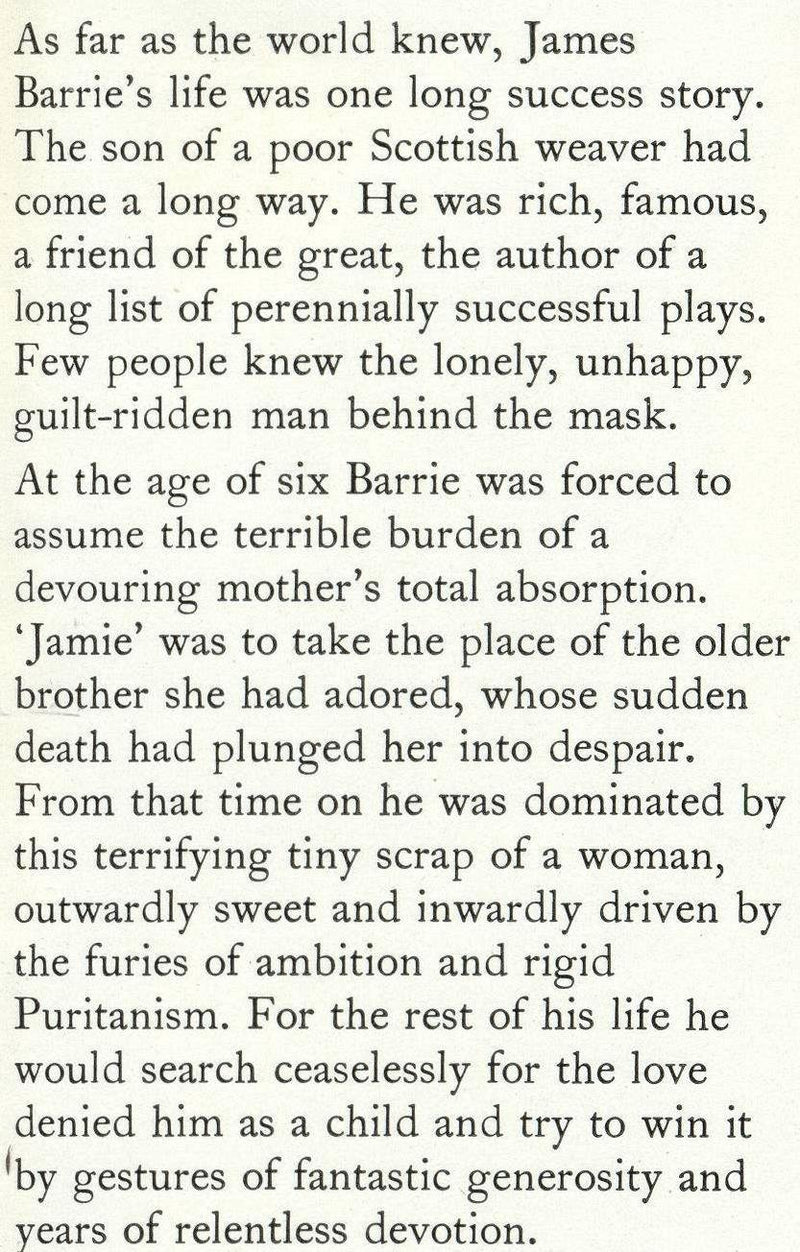 J. M. Barrie: the man behind the image,Used
