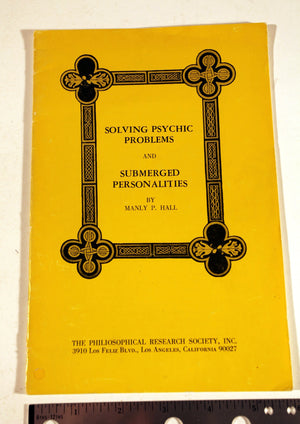 Solving Psychic Problems and Submerged Personalities,Used