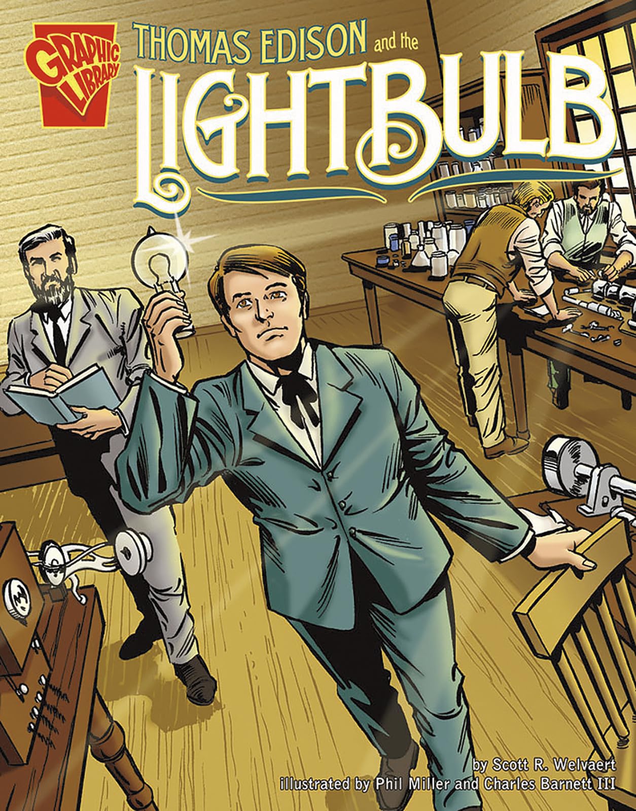 Thomas Edison And The Lightbulb (Inventions And Discovery) (Inventions And Discovery: Graphic Library),Used
