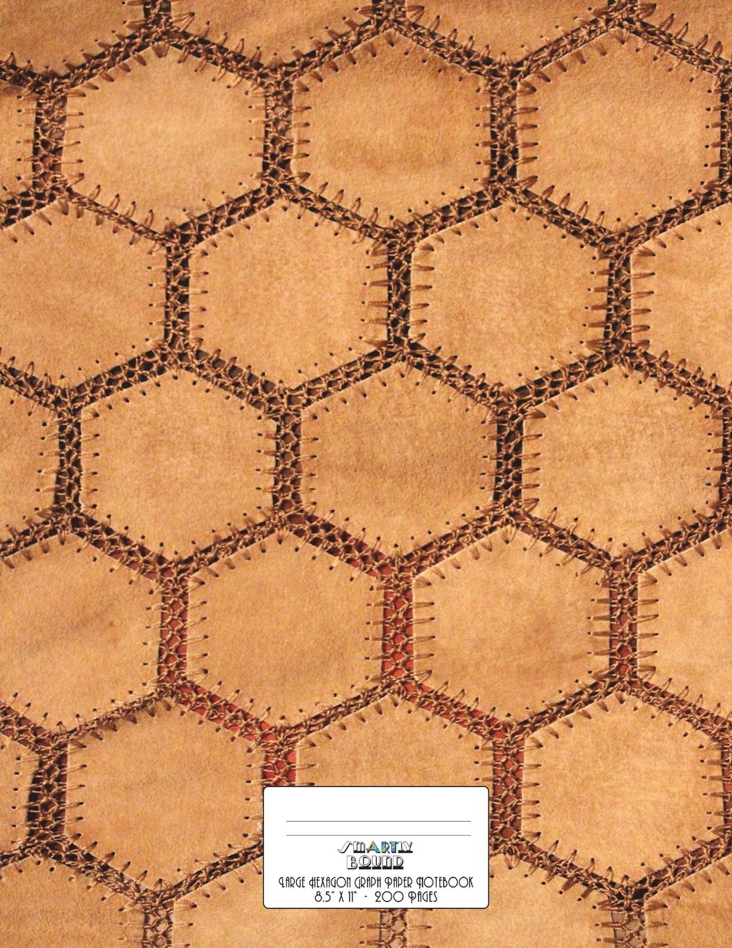Large Hexagon Graph Paper Notebook 200 Pages 8.5