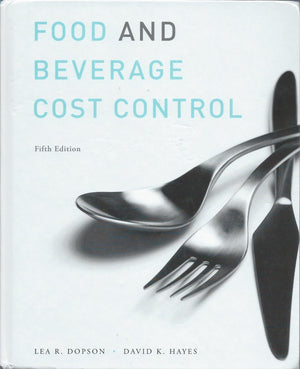 Food And Beverage Cost Control,New