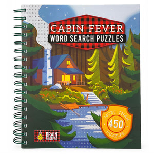 Cabin Fever Word Search Puzzles: MultiLevel SpiralBound Puzzle Word Search Book for Adults Including More Than 450 Variety Puz,New