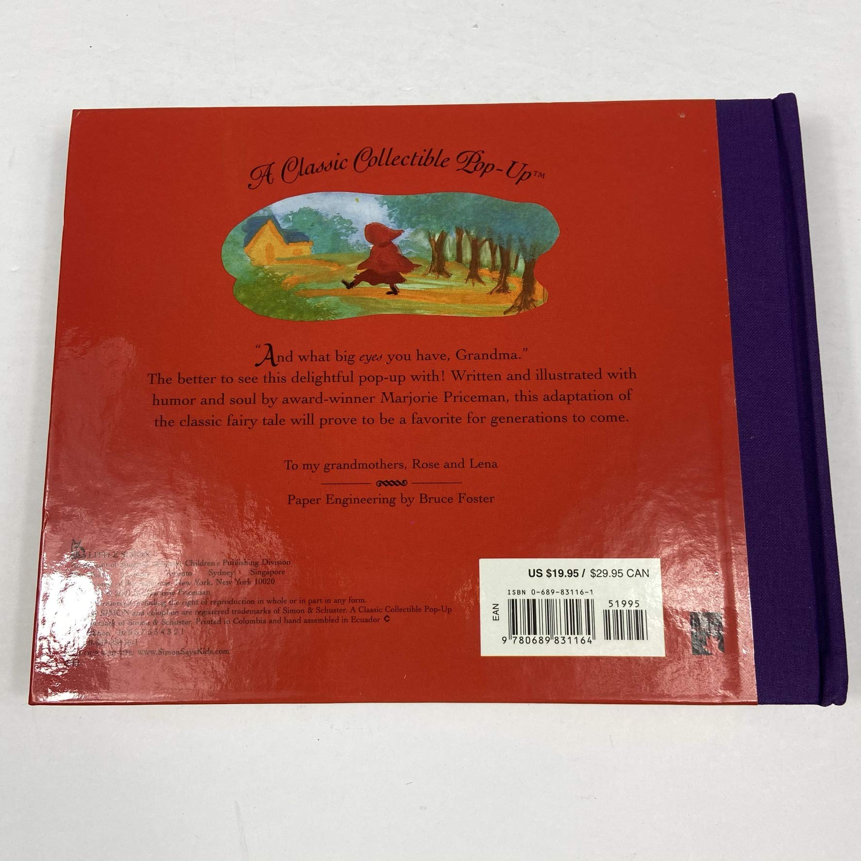 Little Red Riding Hood: A Classic Collectible PopUp,New