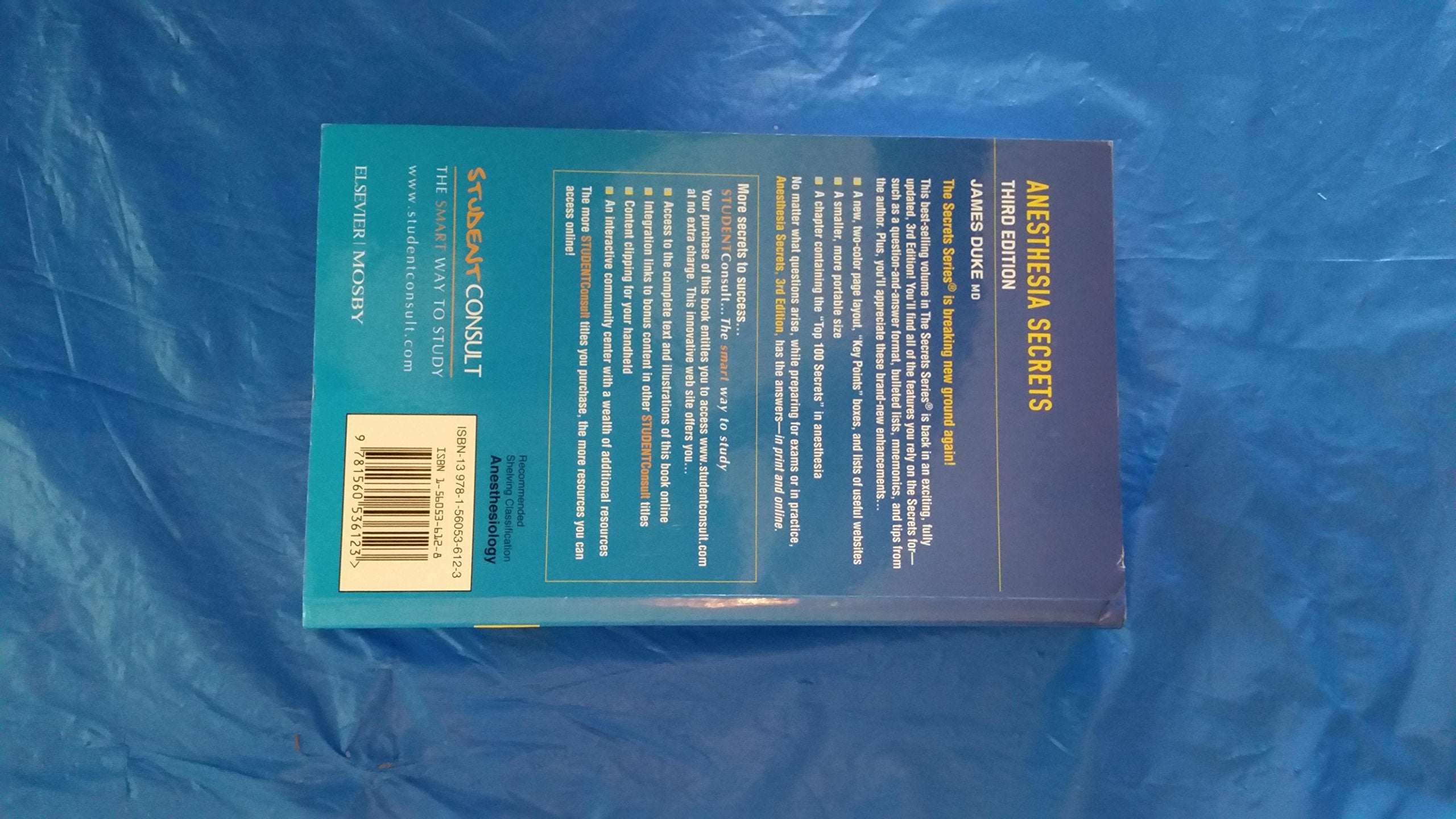 Anesthesia Secrets: with STUDENT CONSULT Access,Used