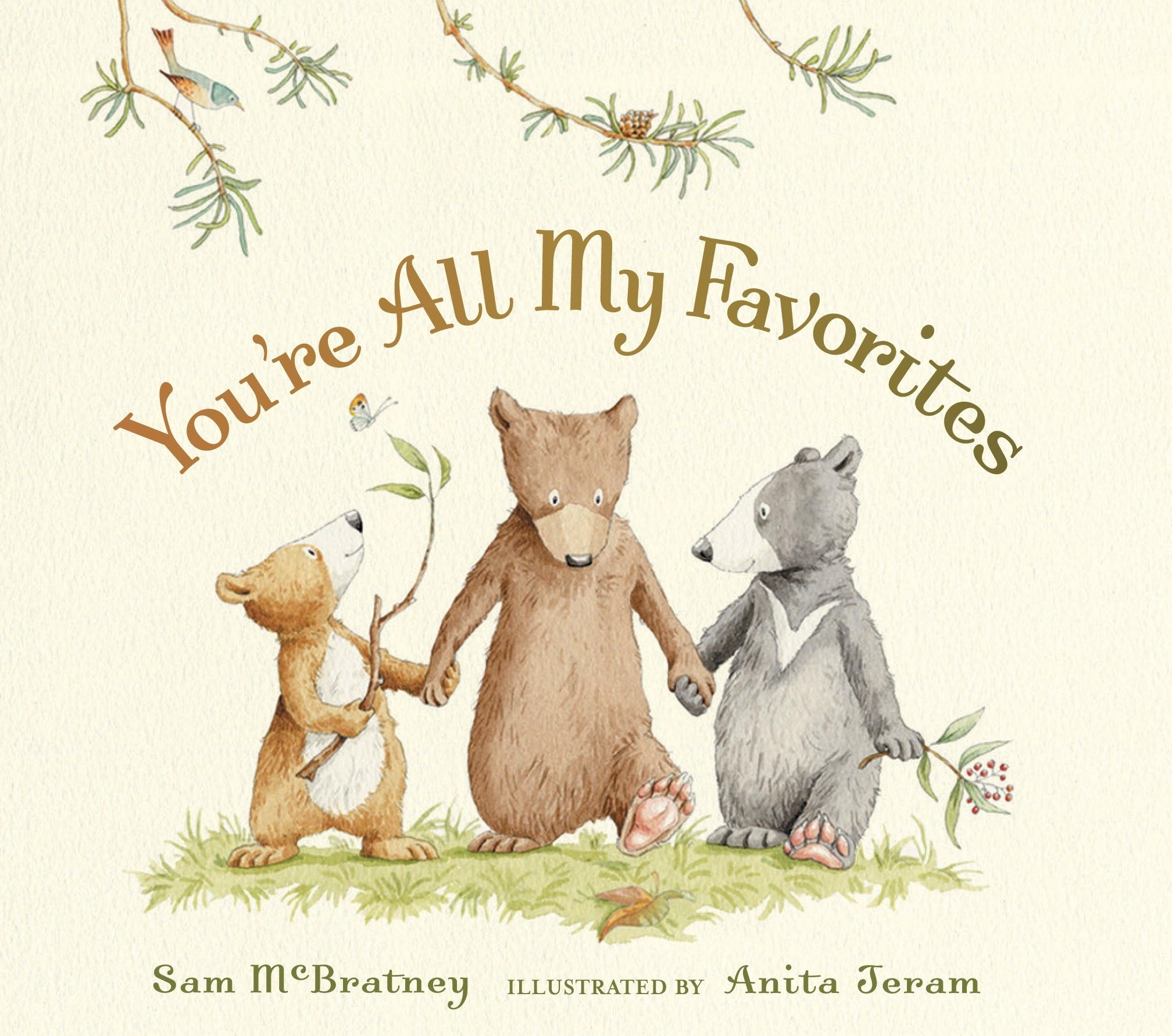 Candlewick Press You're All My Favorites Book - Cream Color, Engaging Story for All Ages