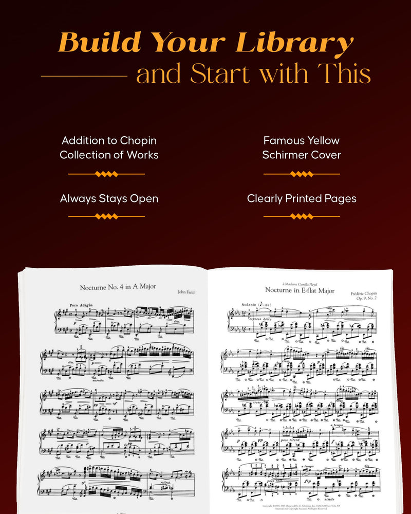 Nocturnes For the Piano (Schirmer's Library of Musical Classics, Vol. 30),New