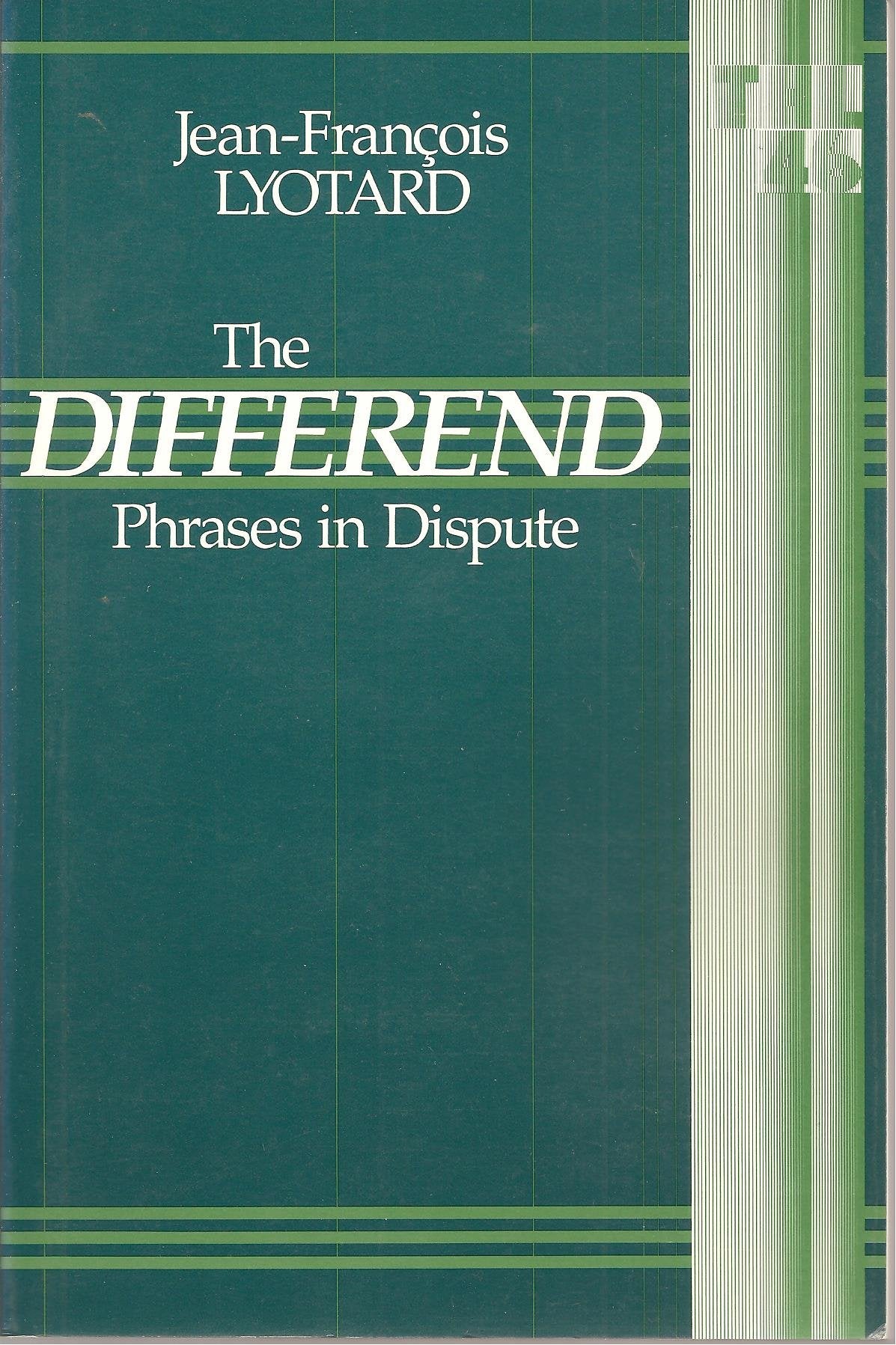 Differend: Phrases In Dispute (Volume 46) (Theory And History Of Literature),Used