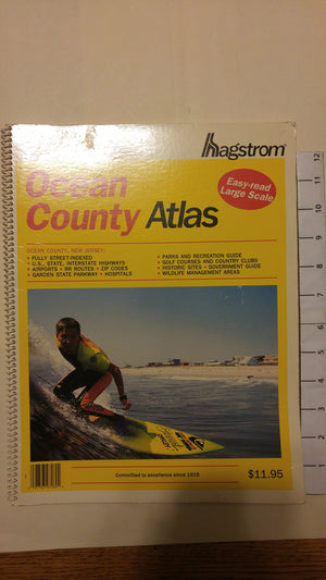 Hagstrom Ocean County Atlas : Large Scale Edition (Hagstrom Ocean County Atlas Large Scale Edition),Used