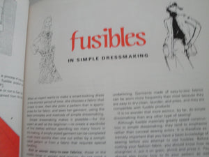 Singer magic fusibles in fashion sewing,Used
