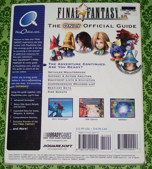 BradyGames Final Fantasy IX Official Strategy Guide - Comprehensive Video Game Book