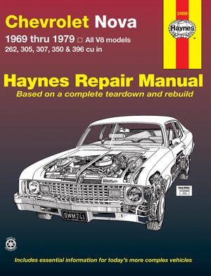 Chevrolet Nova (19691979) V8 Haynes Repair Manual (Usa) (Paperback),New