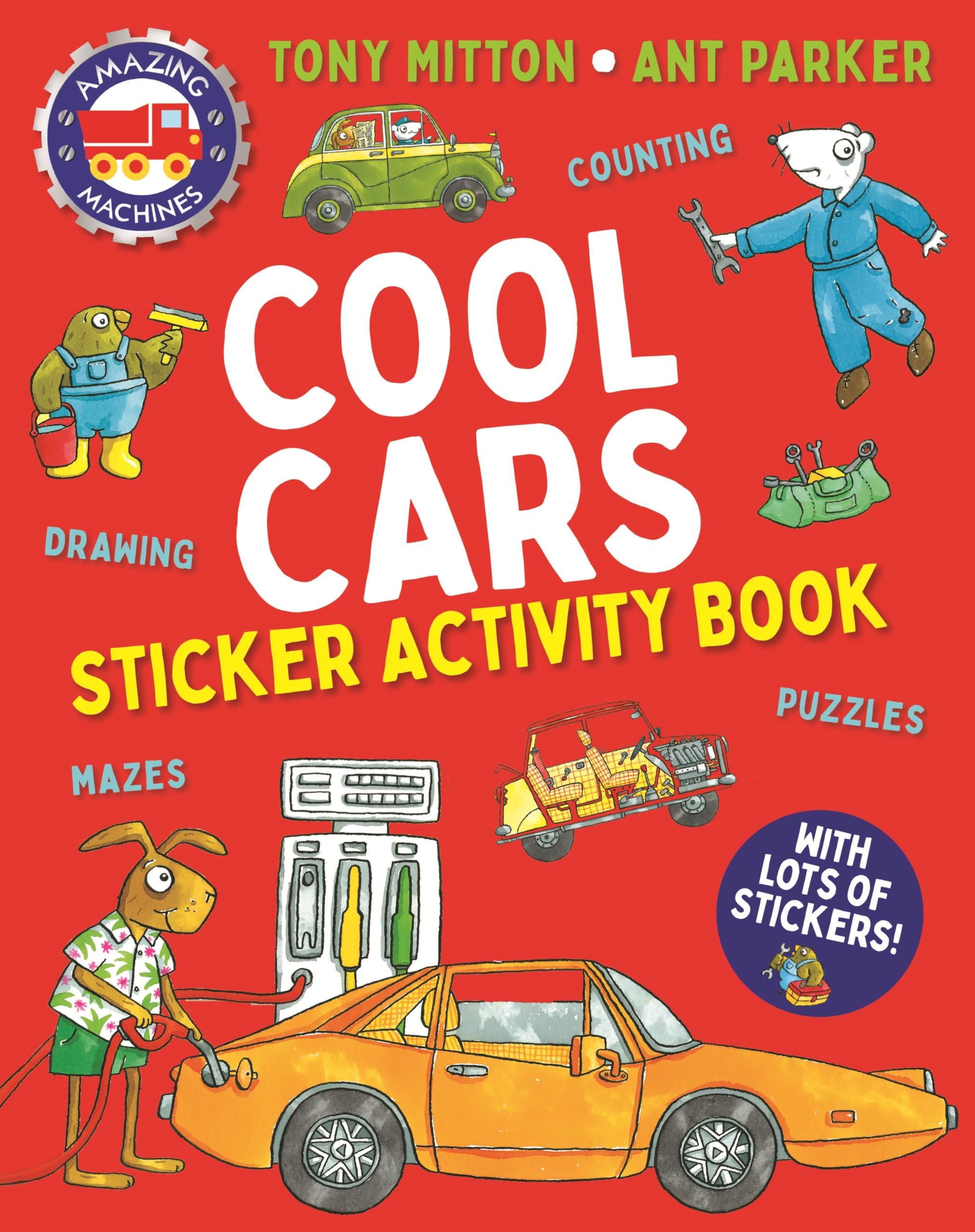 Amazing Machines Cool Cars Activity Book,Used