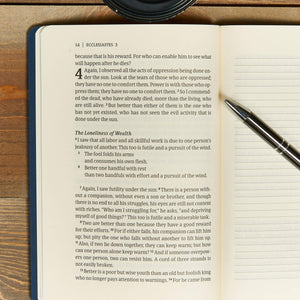 CSB Scripture Notebook, Ecclesiastes, Black Letter, SingleColumn, Notetaking, Journaling Space, Sermon Series, Personal Study, ,Used