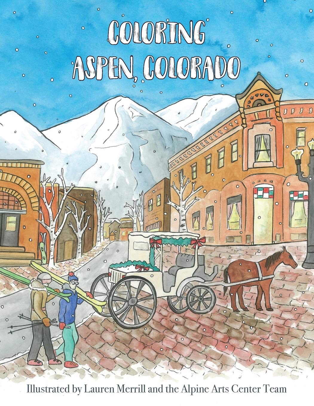 Coloring Aspen, Colorado (Coloring Ski Towns in Colorado),Used