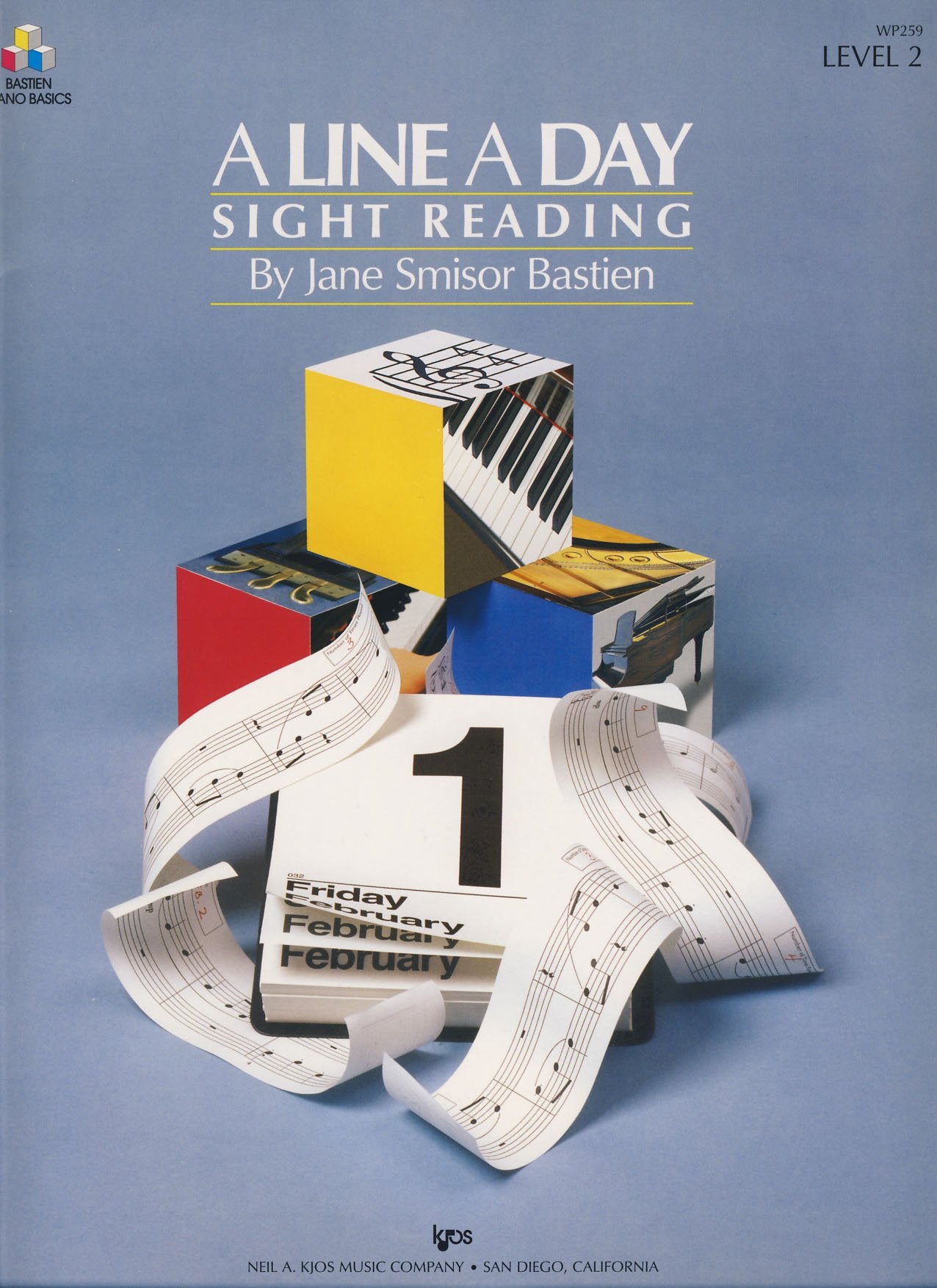Wp259  A Line A Day Sight Reading  Level 2,Used