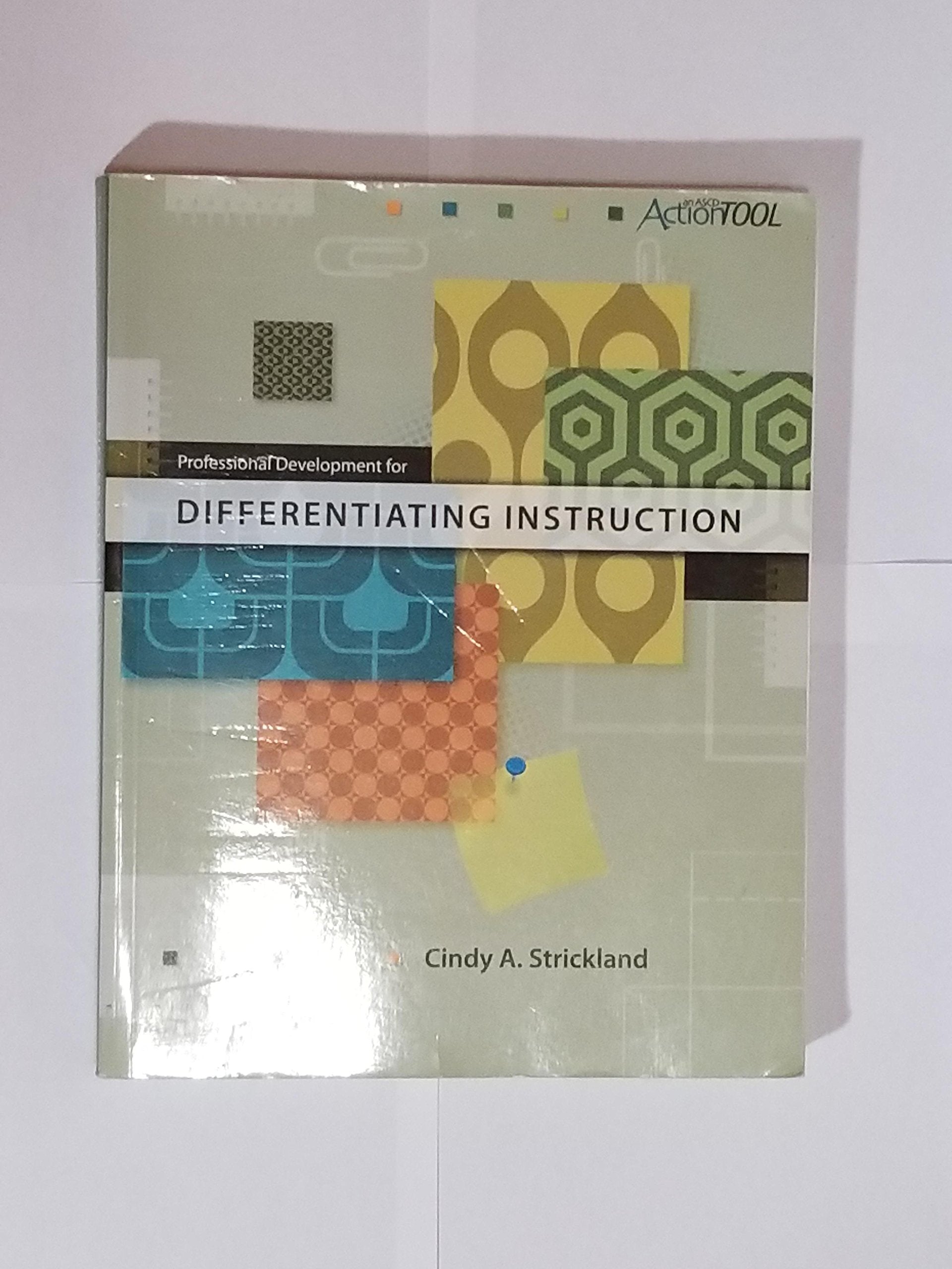 Professional Development for Differentiating Instruction: An ASCD Action Tool (ASCD ActionTool (Paperback)),Used