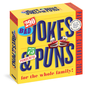 290 Bad Jokes & 75 Punderful Puns Pageaday Calendar 2023: The World'S Bestselling Jokes Calendar