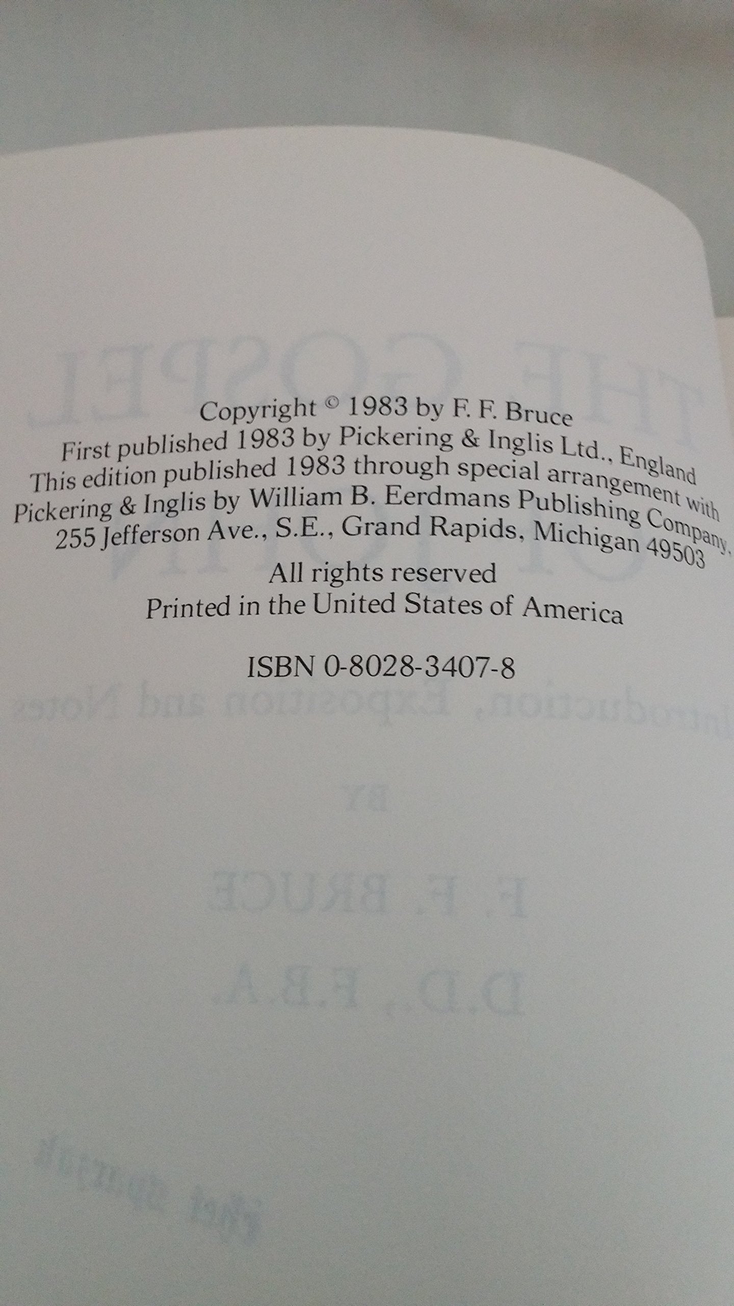 The Gospel Of John,New