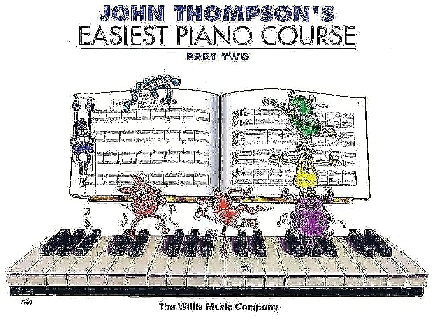 Easiest Piano Course Part 2 John Thompson's,Used