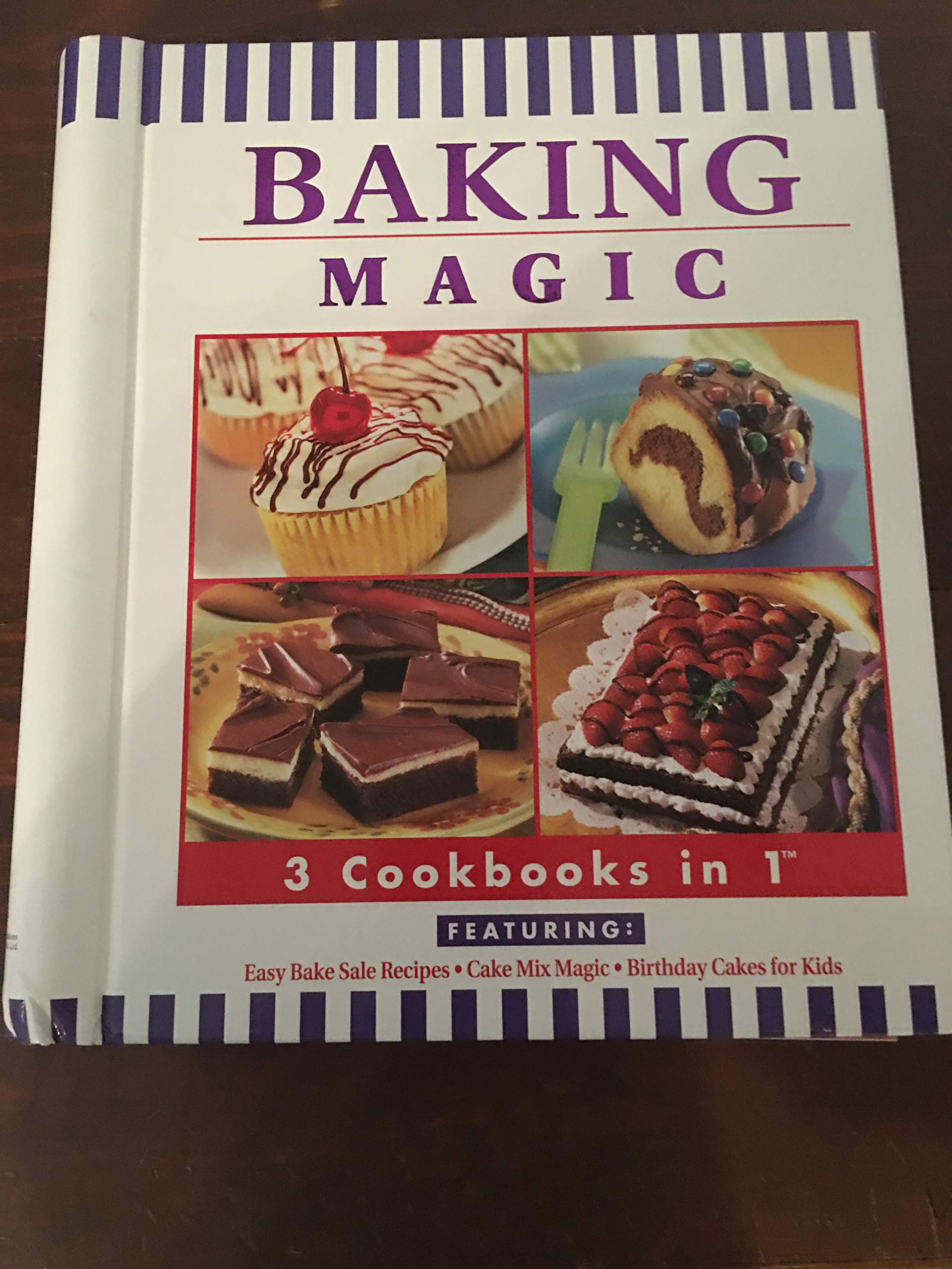 Baking Magic: 3 Cookbooks in 1,Used