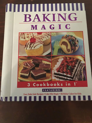 Baking Magic: 3 Cookbooks in 1,Used