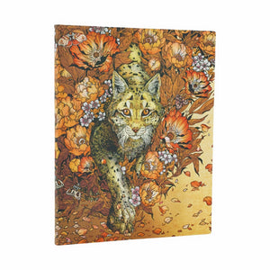 Lynx Rising Ultra Unlined Softcover Journal, 176Pg, 100Gsm By Paperblanks (Erica Williams Art)