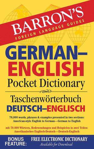 GermanEnglish Pocket Dictionary: 70,000 words, phrases & examples (Barron's Pocket Bilingual Dictionaries),Used