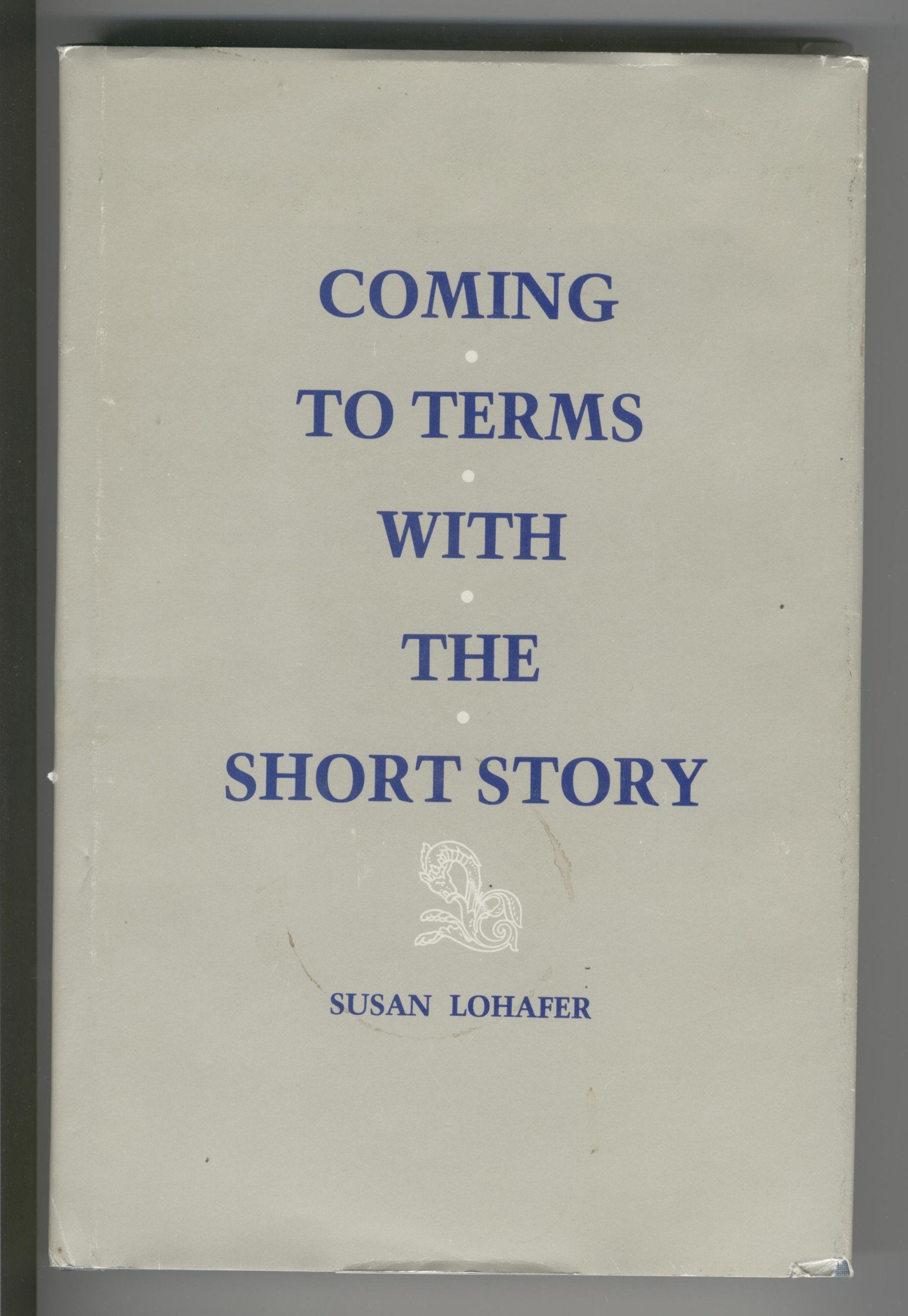 Coming To Terms With The Short Story