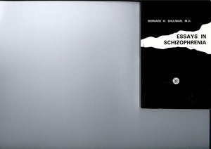 Essays in Schizophrenia,Used