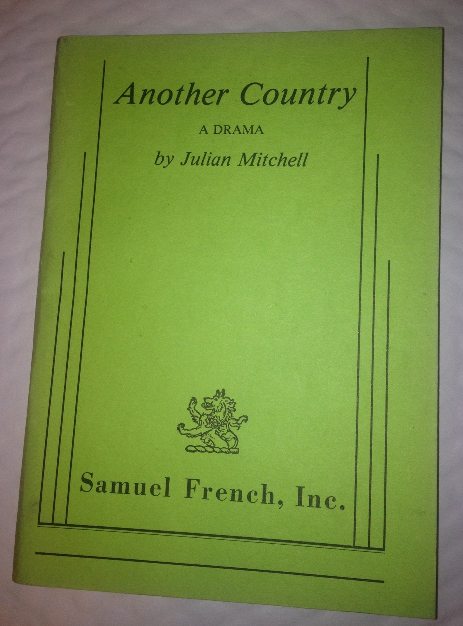 Another Country: A Drama,Used