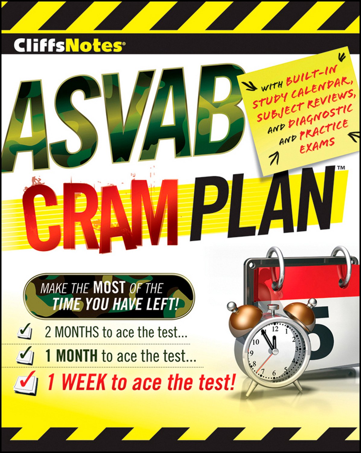CliffsNotes ASVAB Cram Plan,Used