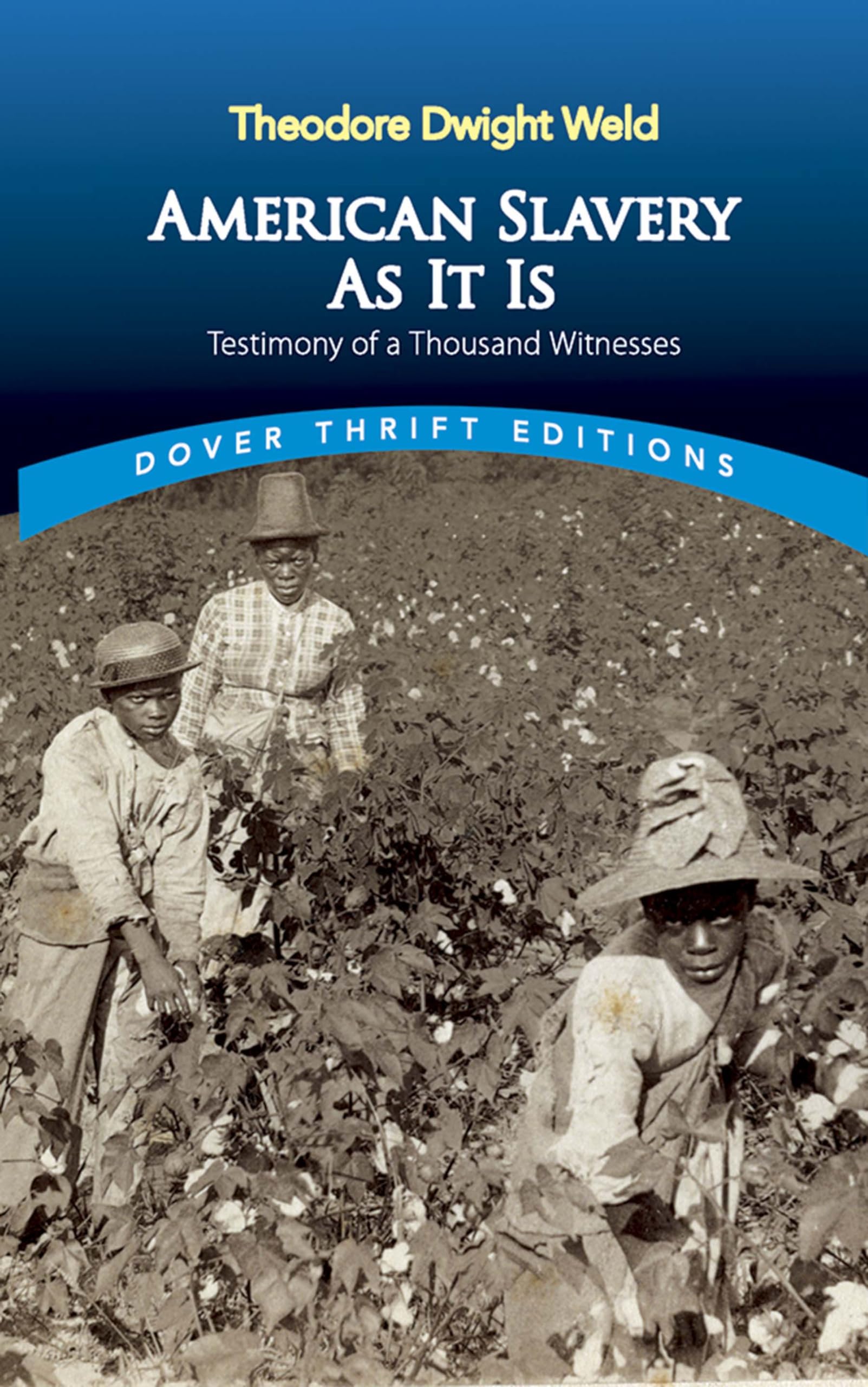 American Slavery As It Is: Selections from the Testimony of a Thousand Witnesses (Dover Thrift Editions: Black History),Used