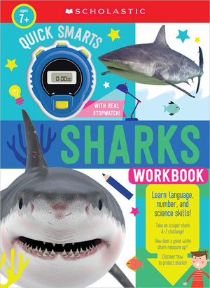 Quick Smarts Sharks Workbook: Scholastic Early Learners (Workbook),Used