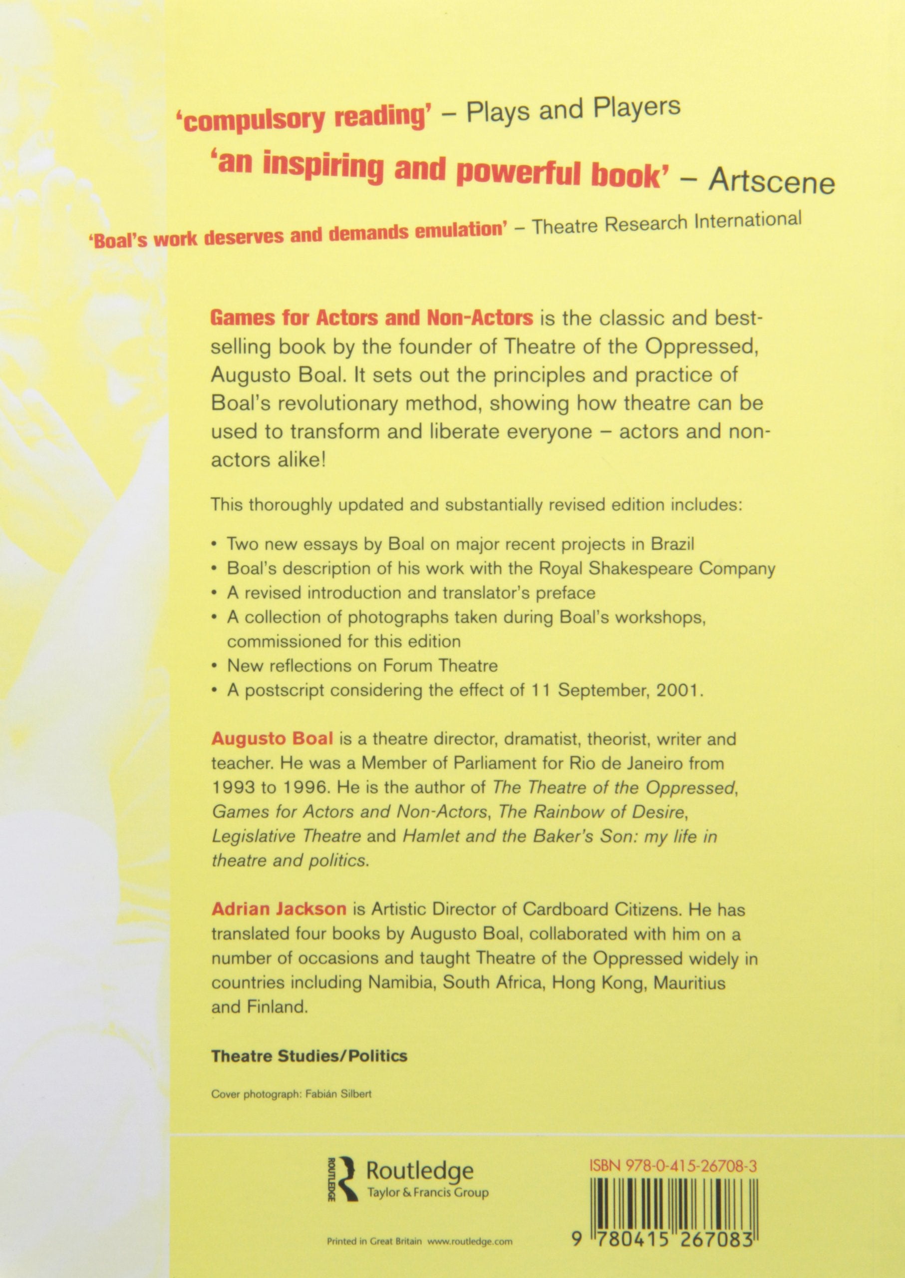 Games for Actors and NonActors, 2nd Edition,Used