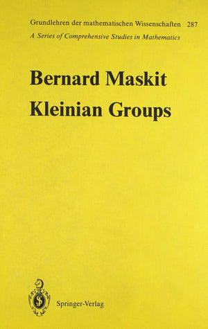 Kleinian Groups (Grundlehren Der Mathematischen Wissenschaften),Used
