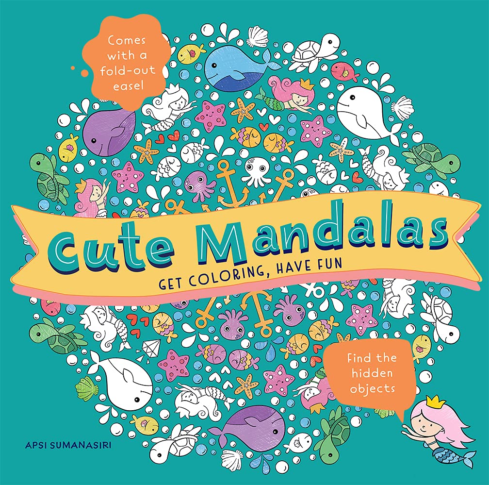 Cute Mandalas: Get Coloring, Have Fun,New