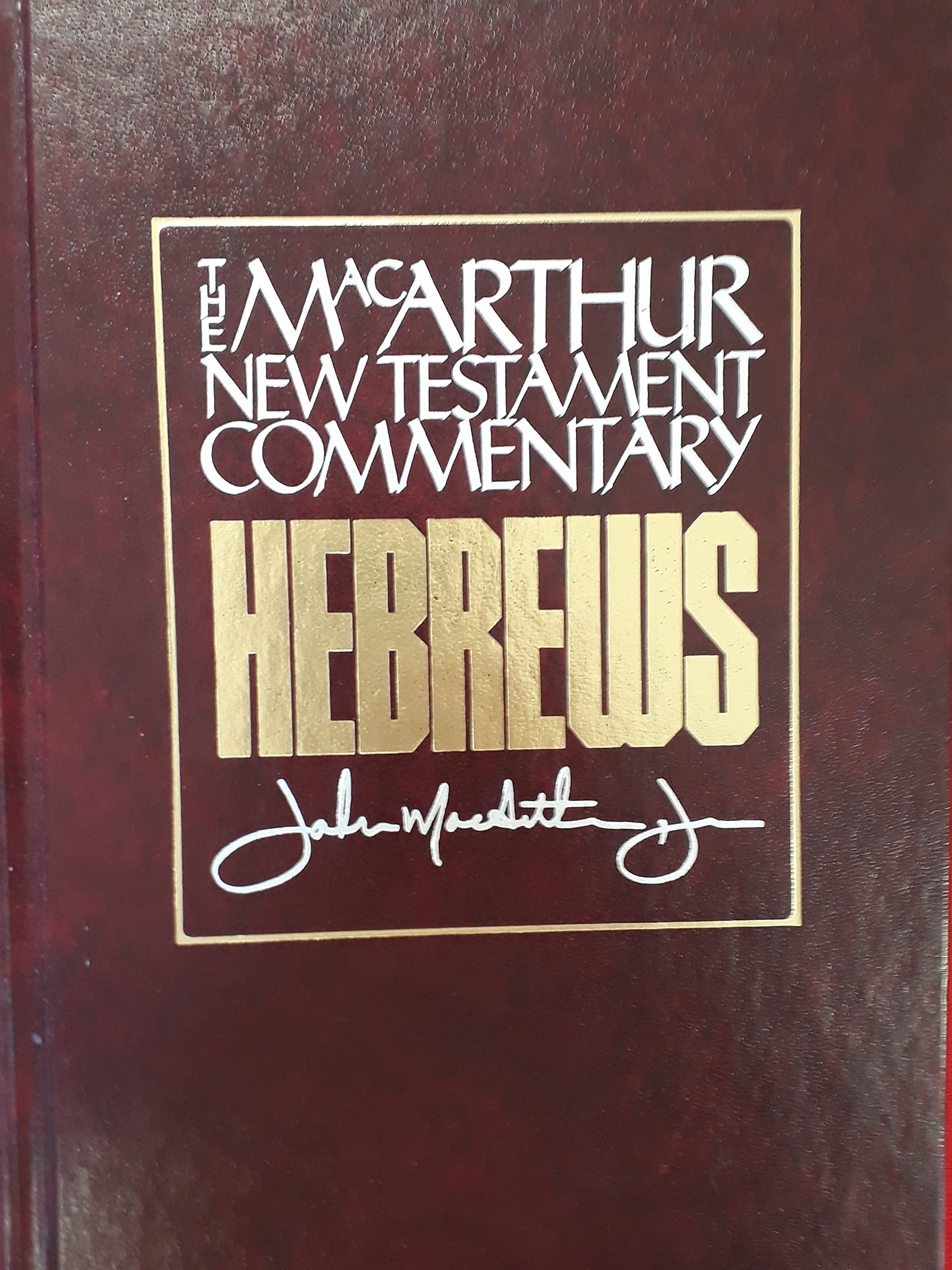 Hebrews: New Testament Commentary (Macarthur New Testament Commentary Series) (Volume 27),New