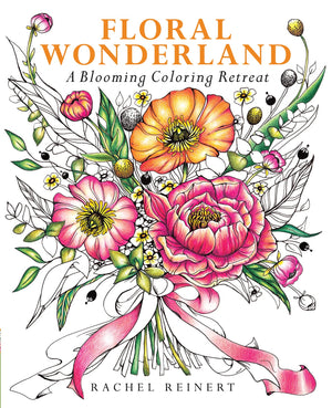 Floral Wonderland: A Blooming Coloring Retreat (Coloring Wonderland),Used