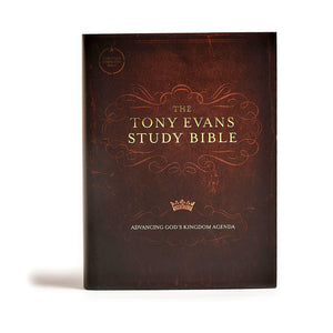 CSB Tony Evans Study Bible, Hardcover, Black Letter, Study Notes and Commentary, Articles, Videos, Charts, EasytoRead Bible Se,Used