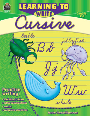 Learning to Write Cursive Grade 23: Grade 23,Used