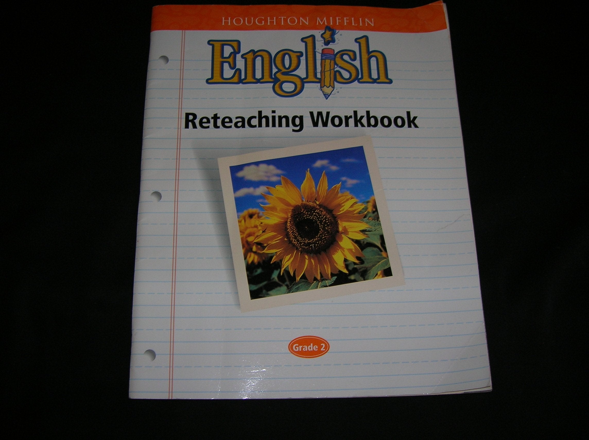 Houghton Mifflin English: Reteaching Workbook Grade 2,Used