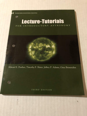 LectureTutorials for Introductory Astronomy, 3rd Edition,Used