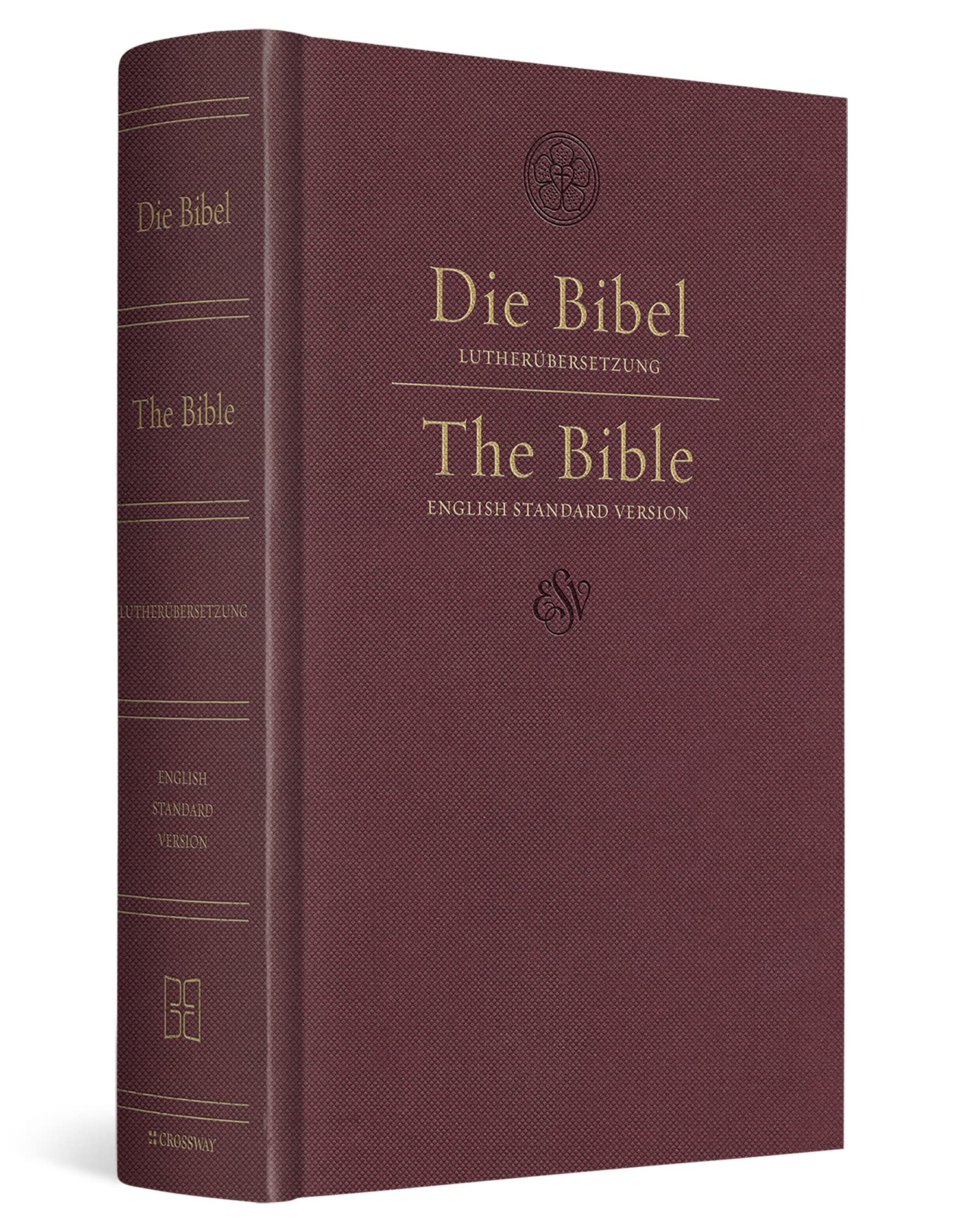 Esv German/English Parallel Bible (Luther/Esv, Dark Red) (English And German Edition)