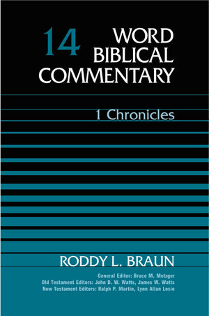 Word Biblical Commentary Vol., 14, 1 Chronicles (braun), 359pp,Used