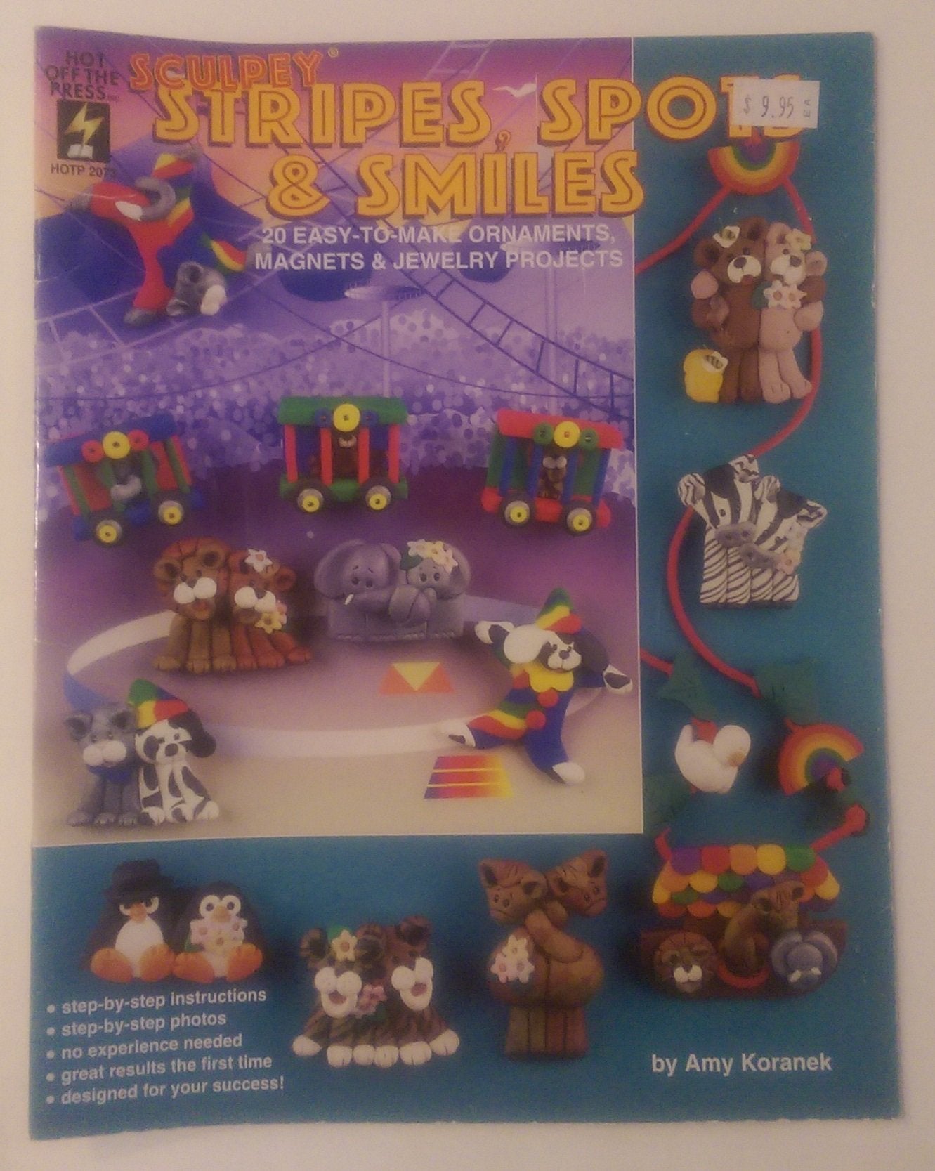 Stripes, Spots & Smiles: 20 Easy to Make Ornaments, Magnets & Jewelry Projects,Used