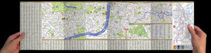 StreetSmart London Map by VanDam  City Center Street Map of London, England  Laminated folding pocket size city travel and Tub,Used